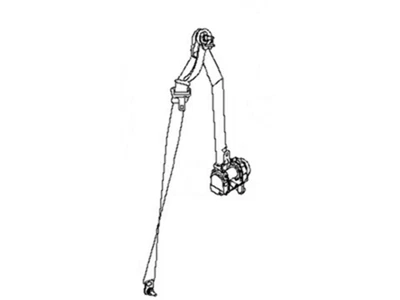 New Genuine Nissan GT-R Front Seat Belt Assembly Left (2017-20214) OE 868856HR0D - Image 1 of 4