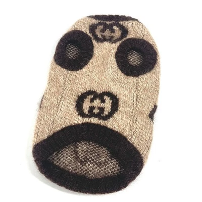 GUCCI 698200 Interlocking G Wool Blend Pet Sweater Dog Puppy Pet Clothes Unused - Image 1 of 4