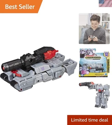 Figura de acción Transformers 1-Step Changer Megatron — 5,98 pulgadas Decepticon Hero Foto 1 de 4