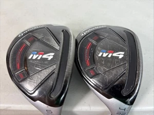 *VGC* Set Taylormade M4 Hybrids 4 & 5 Fujikura Atmos Graphite Stiff (3434) - Picture 1 of 9
