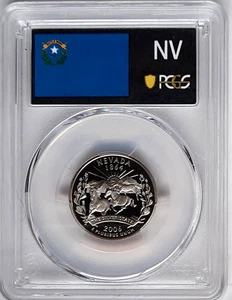 2006-S Clad Proof Nevada  State Quarter-PCGS PR 70 DCAM-State Flag - Picture 1 of 4