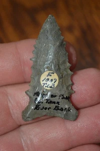 Classic Gray Chert Archaic Greenbrier Meigs Co, Tennessee 1.7/8 x 1.1/8 Fine - Bild 1 von 5