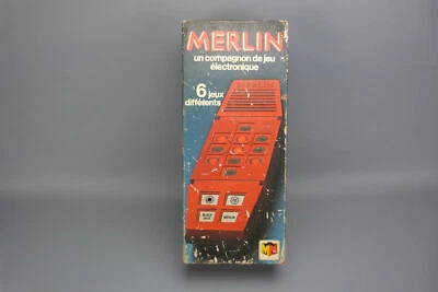 Jeux électronique MERLIN par MB, boîte, notice, cache pile absent, à restaurer. - Photo 1/4