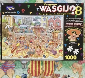 WASGIJ 8 ORIGINAL “HIGH TIDE! “ Graham Thompson 1000 Jigsaw Puzzle Incomplete - Picture 1 of 4