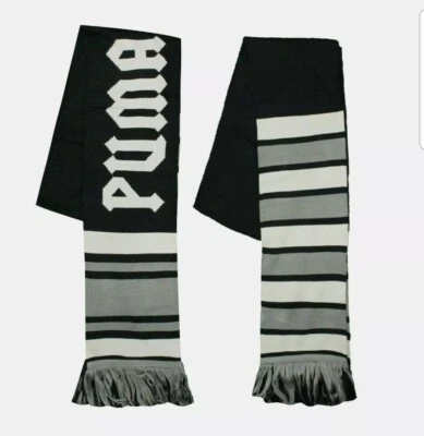 Puma X Fenty Rihanna Long Varsity Stripe Scarf Logo Spell Out  - Image 1 of 4