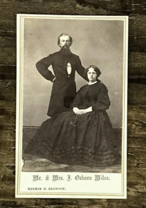 Civil War Soldier Vet Photographer Self Portrait, Trade Card 1860s CDV Photo - Picture 1 of 6