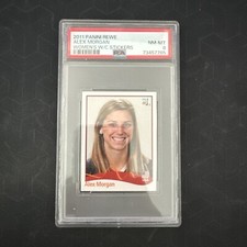 ALEX MORGAN 2011 ROOKIE Panini Women's World Cup Sticker PSA 8