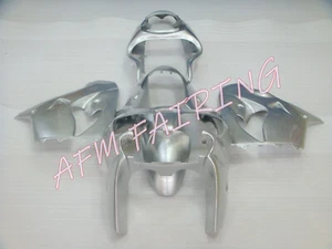 Silver ABS Injection Bodywork Fairing Kit Panel for Ninja ZX 9R 2000 - 2001 - Picture 1 of 8