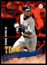 2003 Donruss Champions Team Colors Derek Jeter New York Yankees #TC-26