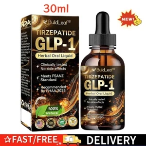 Buildleaf Tirzepatide GLP-1 Herbal Oral Liquid Weight Loss Drops 30 ML - Picture 1 of 9