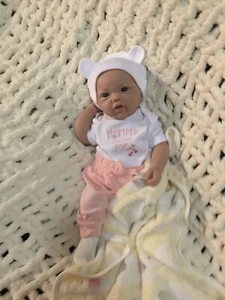 Full Body Silicone Reborn Baby Newborn Girl 18" Lifelike Doll 6lbs Floppy Soft - Picture 1 of 19