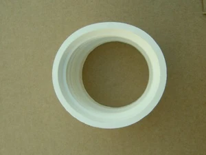 50mm WHITE Rubber Key Seal / Cone / Plug - Seals Toilet Flush Pipe & Pan Insert - Picture 1 of 3