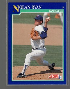 1991 Score #4 Nolan Ryan - Texas Rangers