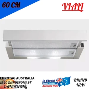 Viali 60cm 600mm Slideout Rangehood VGGSO6-5 Brand New 2 Years Warranty Sale - Picture 1 of 8
