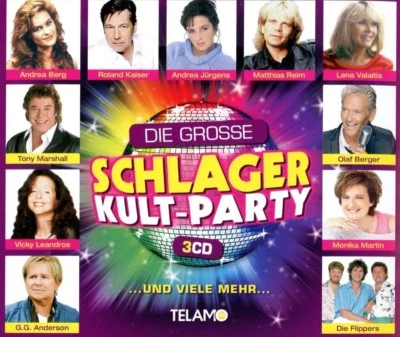 DIE GROSSE SCHLAGER KULT PARTY  (Geier Sturzflug,  Klaus & Klaus) 3 CD NEW  - Image 1 of 2
