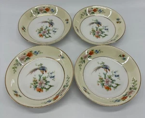Konvolut 4 Heinrich & Co Selb Bavaria Singvogel Obst-/Dessertschalen Germany 1920er - Bild 1 von 6