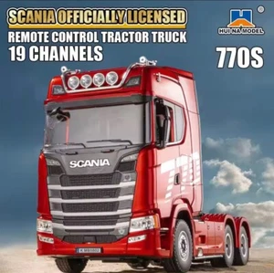 1:18 Huina 770S Trailer Head Alloy Engineering RC Model Vehicle 4-wheel drive - Picture 1 of 27