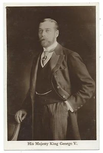 ROYALTY - H.M. KING GEORGE V. Donaldson Bros. Real Photo Postcard - Picture 1 of 1