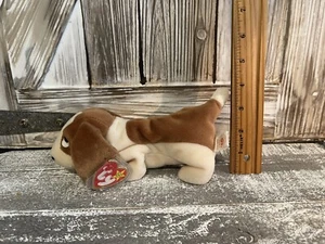 VINTAGE TY Beanie Baby Babies Tracker The Dog Rare Tag Errors MINT CONDITION - Picture 1 of 14