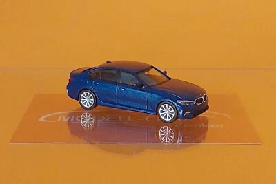 Herpa 430791-004 BMW 3er Limousine (G20) portimao blau met 1:87 NEU Modellauto - Bild 1 von 3
