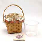 LONGABERGER 2007 MOTHER'S DAY TRIM A  BASKET, FABRIC, PROTECTOR. SIGNED. NEW