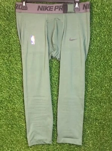 Nike Men's XL Pro NBA Player Issued 3/4 Compression Tights Green DN1547-323 - Picture 1 of 7