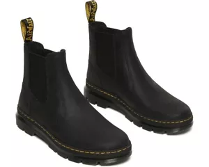 Dr. Martens® Men's 8 M (Women's 9) Embury Chelsea Boots in Black Wyoming - Picture 1 of 8