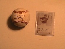 2015 SERGIO ALCANTARA SER #D 1 OF 1 CERTIFIED AUTOGRAPHED BOWMAN PRINTING PLATE 