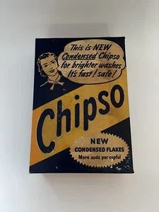 Vintage 1940’s Procter & Gamble Chipso Detergent Condensed "Wonder Flakes" NEW - Picture 1 of 10