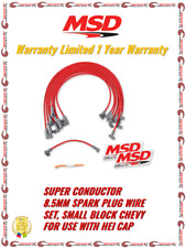 MSD Super Conductor 8.5mm Spark Plug Wire Set For 75-96 Small Block Chevrolet