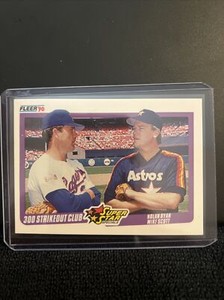 1990 FLEER SUPER STAR SPECIALS NOLAN RYAN MIKE SCOTT #636