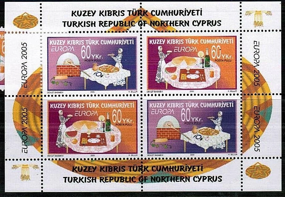 2005 UNMOUNTED MINT - EUROPA GASTRONOMY  BLOCK - TURKISH CYPRUS - Image 1 of 1