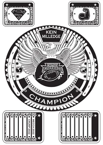 New Customise Fantasy Football(customise logo and name) Champion Belt Adult Size - Picture 1 of 1