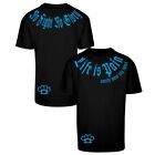 OVERSIZE T-Shirt Life is Pain smile now cry later BLUE S bis 5XL Tattoo 