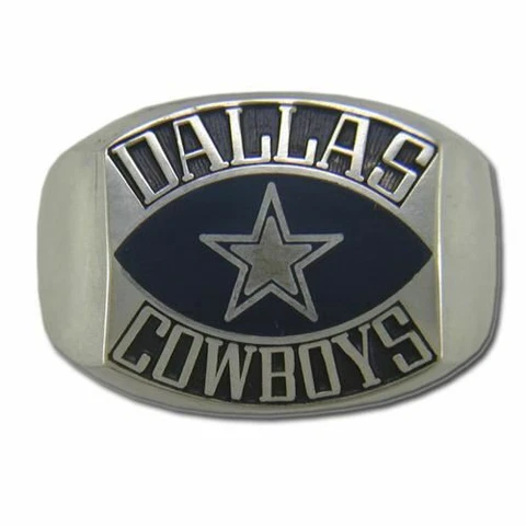 Dallas Cowboys Contemporary Style Silver NFL Ring Cover