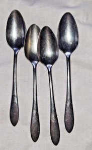 Lot of 4 Oneida Oneidacraft DEBONAIR Stainless Teaspoons 6" - Picture 1 of 8