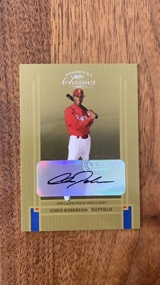 2005 Donruss Classics Auto Rookies /1200 Chris Roberson #218 Rookie Auto RC - Image 1 of 2