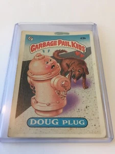 Topps Garbage Pail Kids Doug Plug - 44b (Scuff At Top Center) - Bild 1 von 5