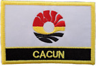 Cacun Mexico Flag Embroidered Patch - Sew or Iron on
