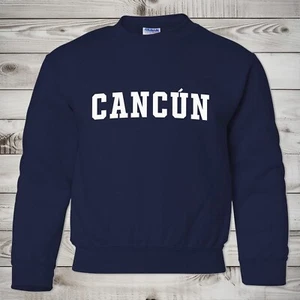 Cancun Youth Sweatshirt | Cancun Classic Youth Crewneck Sweatshirt - Picture 1 of 6