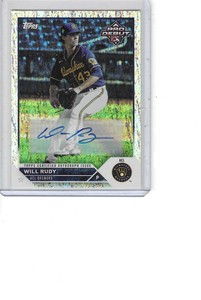 2023 Topps Pro Debut Sparkle Autograph #PD-150 Will Rudy ACL Brewers 20/199