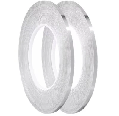  50M Tile Beauty Gap Sealing Foil Tape 0.05cm Width, Silver - Image 1 of 4