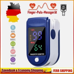 Oximeter Blutdruckmessgerät Finger Pulsmessgerät OLED Puls SpO2 Blut Sauerstoff - Bild 1 von 9