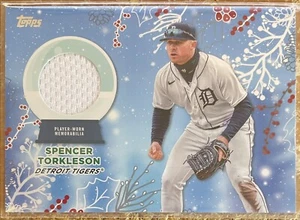 2023 Topps Holiday Relics Player-Worn Memorabilia Spencer Torkleson #RC-ST MLB - Picture 1 of 2