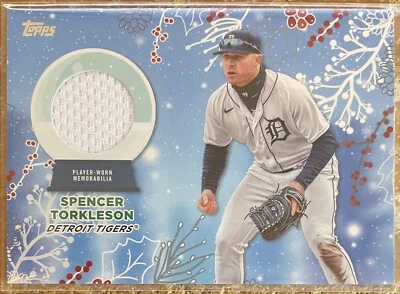 2023 Topps Holiday Relics Player-Worn Memorabilia Spencer Torkleson #RC-ST MLB - Image 1 of 2