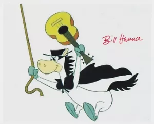WILLIAM BILL HANNA signed QUICK DRAW McGRAW color 8x10 w/ coa EL KABONG CLASSIC - Picture 1 of 1