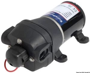 Europump 18 4-Membran Frischwasserpumpe 12 V Osculati 16.517.12 - Bild 1 von 3