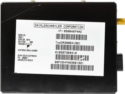 Jeep Liberty 2005-2007 receptor de radio satelital sintonizador caja número de modelo 5064074AD Foto 1 de 4