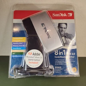 SanDisk SDDR-88-A15 8-in-1 USB 2.0 Card Reader - Picture 1 of 6