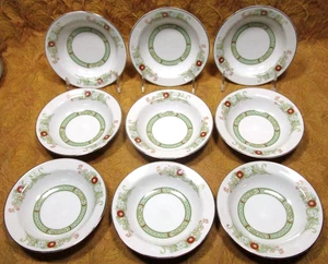 9 MIKASA Kabuki L9011 Fine China porcelain 5 5/8" sauce/fruit/dessert bowls - Picture 1 of 4